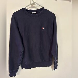 Champion Men's Small Navy Blue Crewneck Sweatshirt